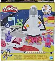 Giocattolo Play-Doh - L'astronave di Play-Doh, playset con rover lunare giocattolo, 8 accessori dello spazio e 10 vasetti di pasta Hasbro