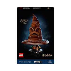 Giocattolo LEGO Harry Potter 76429 Cappello Parlante di Hogwarts con Stemma delle Case e 31 Suoni Idea Regalo per Adulti per Lui e Lei LEGO