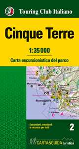 Libro Cinque Terre. Carta escursionistica del parco. 1:35.000 