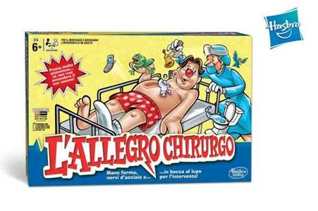 Giocattolo L'Allegro Chirurgo (gioco in scatola Hasbro Gaming, versione in Italiano) Hasbro