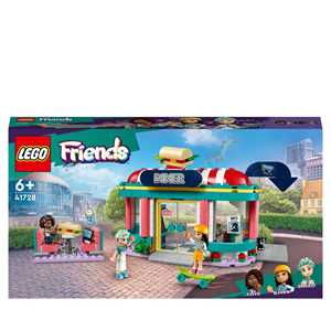 Giocattolo LEGO Friends 41728 Ristorante nel Centro di Heartlake City, Giochi per Bambini 6+ Anni, Mini Bamboline Liann, Aliya e Charli LEGO