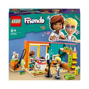 Giocattolo LEGO Friends 41754 La Cameretta di Leo, Set Camera da Letto a Tema Cucina e Video Making, Giochi per Bambini 6+ da Collezione LEGO