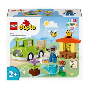 Giocattolo LEGO DUPLO 10419 Cura di Api e Alveari, Gioco Educativo per Bambini in età Prescolare con 2 Personaggi e un Camion Giocattolo LEGO