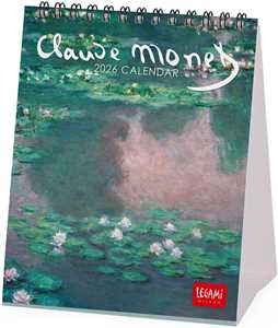 Cartoleria Calendario 2026 da Tavolo - Claude Monet - 12 x 14,5 cm Legami