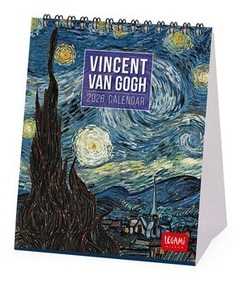 Cartoleria Calendario 2026 da Tavolo - Vincent Van Gogh - 12 x 14,5 cm Legami