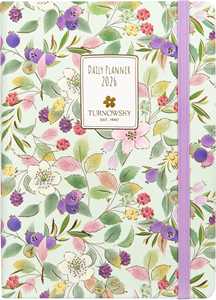 Cartoleria Agenda Giornaliera 12 mesi 2026 Turnowsky Mini Fiori E Bacche Turnowsky