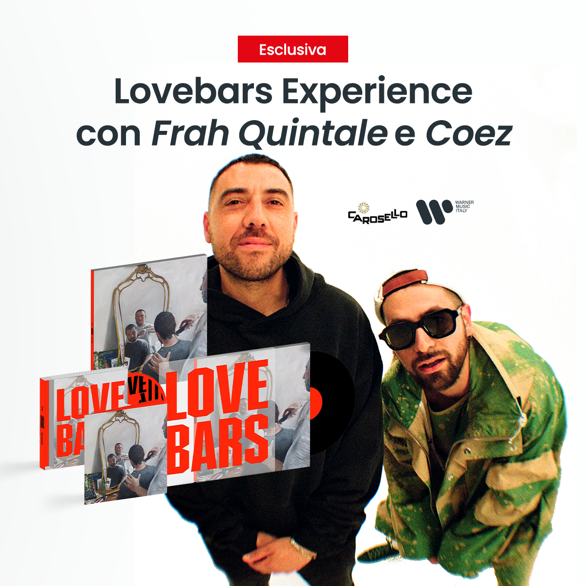 Coez e Frah Quintale evento esclusivo