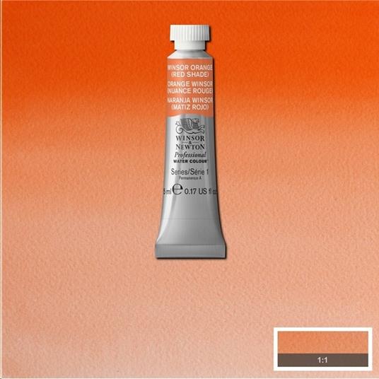 Acquarello Winsor & Newton Pwc Tubo 5ml -arancio Winsor (tonalità Rossa) – 723