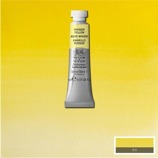 Acquerello Winsor & Newton Tubo 5ml – Giallo Winsor – 730