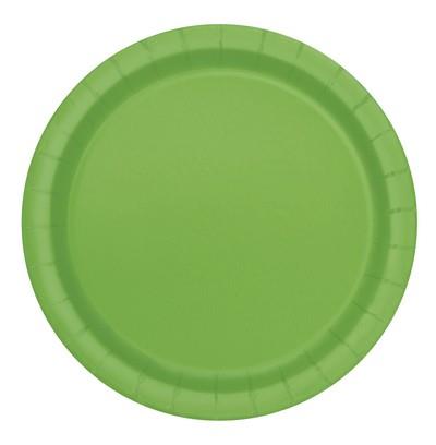 16 piatti verde Lime Green 23 cm