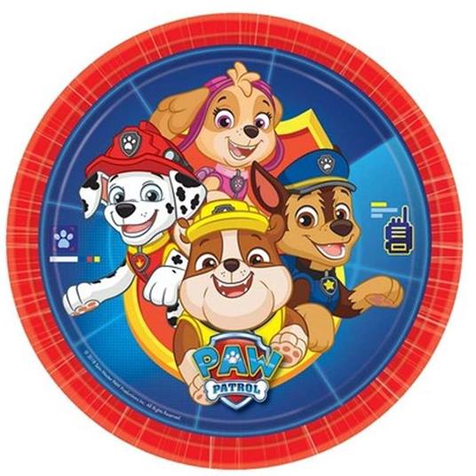 Paw Patrol. 8 Piatti Carta 18 Cm - 2