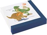 Amscan: 20 Napkins Happy Dinosaur 33X33Cm Q