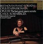 Sonate per pianoforte n.23, n.32 - CD Audio di Ludwig van Beethoven,Carol Rosenberg