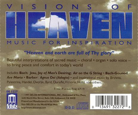 Visions of Heaven - CD Audio - 2