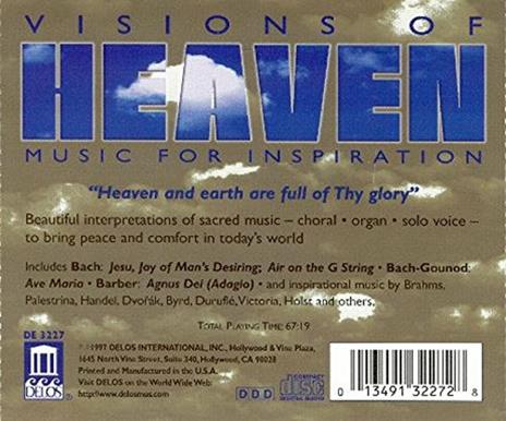 Visions of Heaven - CD Audio - 3