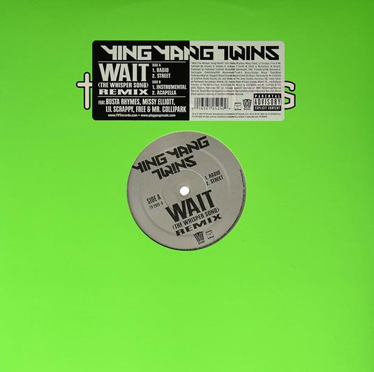 Wait - Remix - Vinile LP di Ying Yang Twins