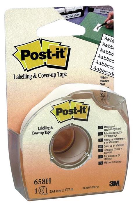 3M Post-it. Nastro Adesivo In Carta Rimovibile Con Dispenser - 2