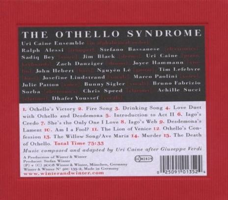 The Othello Syndrome - CD Audio di Uri Caine - 2