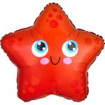 Anagram: J/Shape Starfish Foil Balloon Pack S50 Q