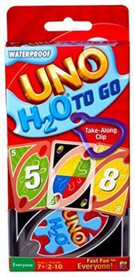 Mattel Games UNO H2O Gioco di Carte Impermeabile