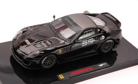 Modellino Hot Wheels Hwt6264 Ferrari 599 Xx Racing N.55 Black 1:43 - 2