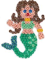 Hama Beads Pegboard - mermaid
