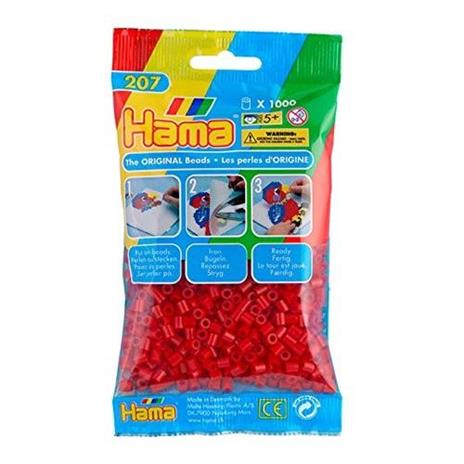 Hama bustina 1000 perline rosso - 2