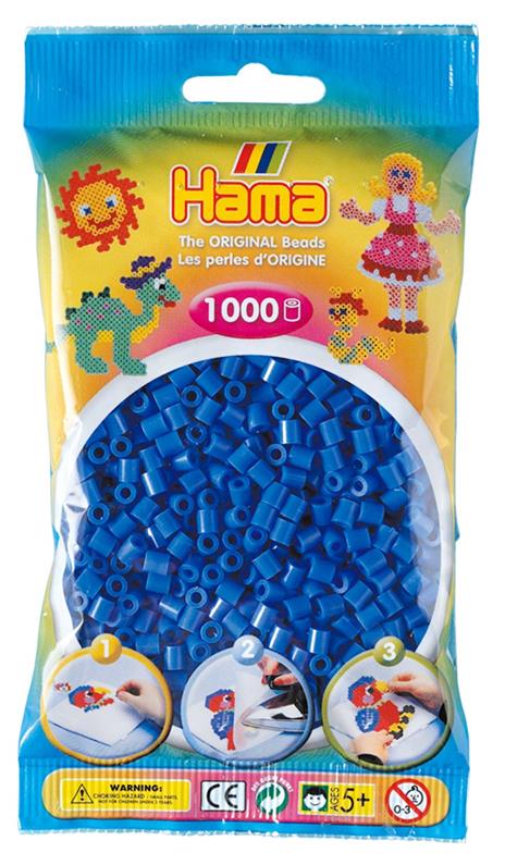 hama bustina 1000 perline blu chiaro