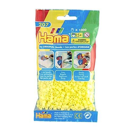 Perline hama bustina 1000 giallo pastello - 2