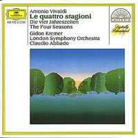 CD Le quattro stagioni Antonio Vivaldi Gidon Kremer Claudio Abbado