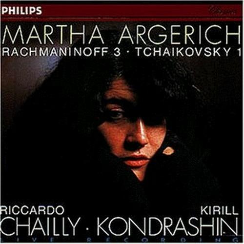 Concerto per pianoforte n.3 / Concerto per pianoforte n.1 - CD Audio di Sergei Rachmaninov,Pyotr Ilyich Tchaikovsky,Martha Argerich,Riccardo Chailly,Kyril Kondrashin