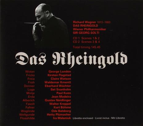 L'oro del Reno (Das Rheingold) - CD Audio di Richard Wagner,Kirsten Flagstad,George London,Georg Solti,Wiener Philharmoniker - 2