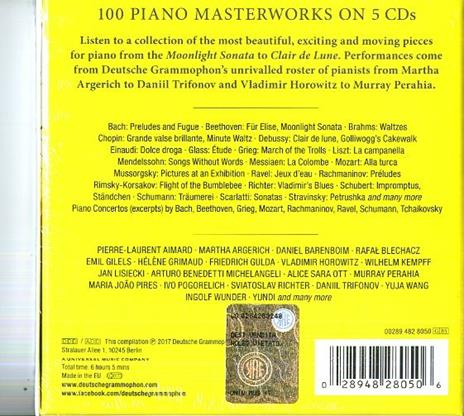 100 Piano Masterworks - CD Audio - 2