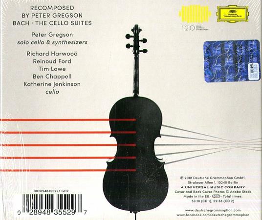 Recomposed. Suites per violoncello - CD Audio di Johann Sebastian Bach,Peter Gregson - 2