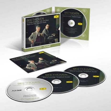 Musica completa per violoncello e pianoforte - CD Audio + Blu-Ray Audio di Ludwig van Beethoven,Friedrich Gulda,Pierre Fournier - 2