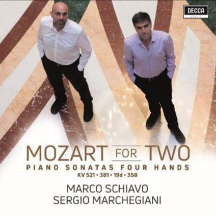 Sonate per pianoforte a quattro mani KV19D, KV381, KV358, KV521 - CD Audio di Wolfgang Amadeus Mozart,Sergio Marchegiani,Marco Schiavo