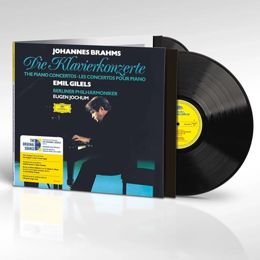 Concerti per pianoforte n.1 e n.2 - Vinile LP di Johannes Brahms,Emil Gilels,Eugen Jochum