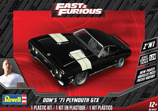 Revell: Dom''s 71 Plymouth Gtx Revell Modelbouwpakket (14477)