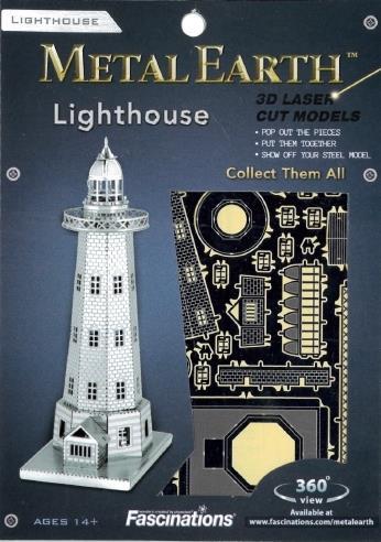 Faro Lighthouse Metal Earth 3D Model Kit MMS040 - 2
