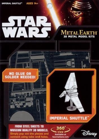 Star Wars Imperial Shuttle Metal Earth 3D Model Kit MMS259 - 2