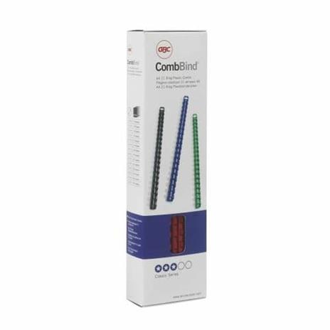 GBC Anelli plastici CombBind neri 14 mm (100) - 7