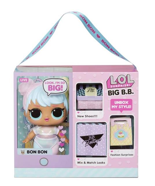 L.O.L. Surprise: Big B.B. Doll 11.6In/29,5Cm (Assortimento 3 Personaggi) - 8