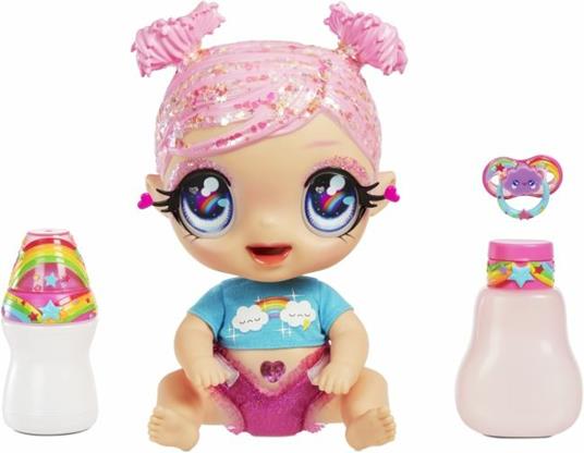 Glitter Babyz Doll Pink Rainbow