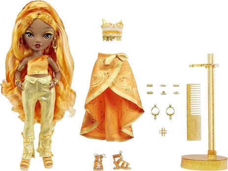 Rainbow High CORE Fashion Doll- Meena Fleur (Saffron) - 2