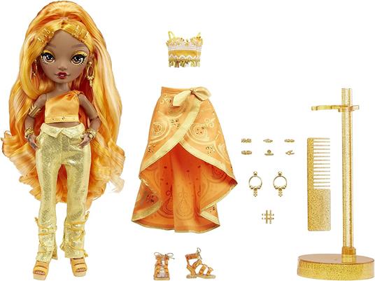 Rainbow High CORE Fashion Doll- Meena Fleur (Saffron) - 2