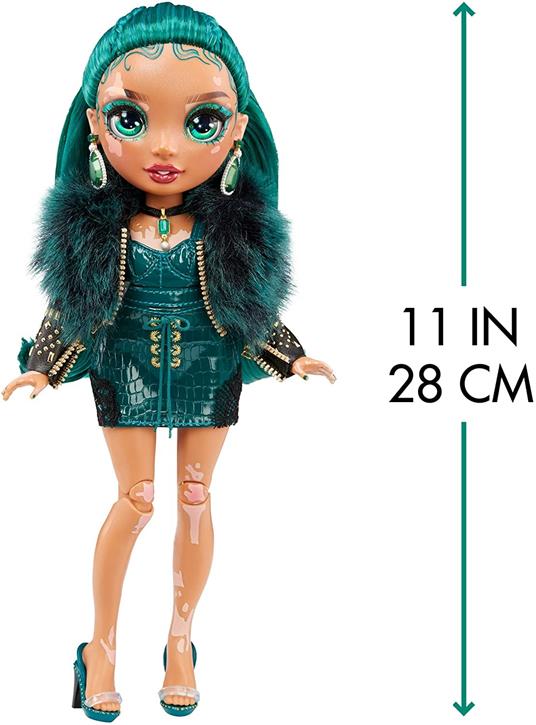 Rainbow High CORE Fashion Doll- Jewel Richie (Emerald) - 4