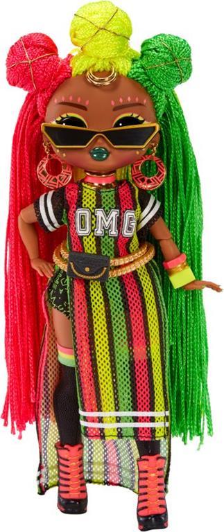 LOL Surprise Bambola OMG Queens - SWAYS - con 20 sorprese tra Cui Vestiti, Accessori, Supporto per Bambole e Altro - da Collezione - età: 4+ Anni - 4