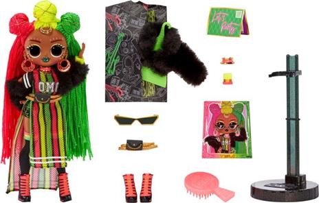 LOL Surprise Bambola OMG Queens - SWAYS - con 20 sorprese tra Cui Vestiti, Accessori, Supporto per Bambole e Altro - da Collezione - età: 4+ Anni - 10