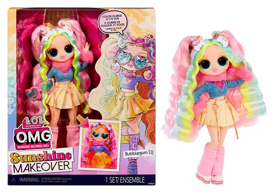 Bubblegum DJ - LOL Surprise OMG Sunshine Makeover Fashion Doll