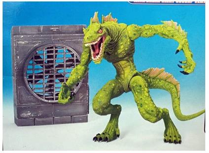 Toybiz Marvel Spider Man Animated Lizard Ventilation Diorama Action Figure  New Nuovo